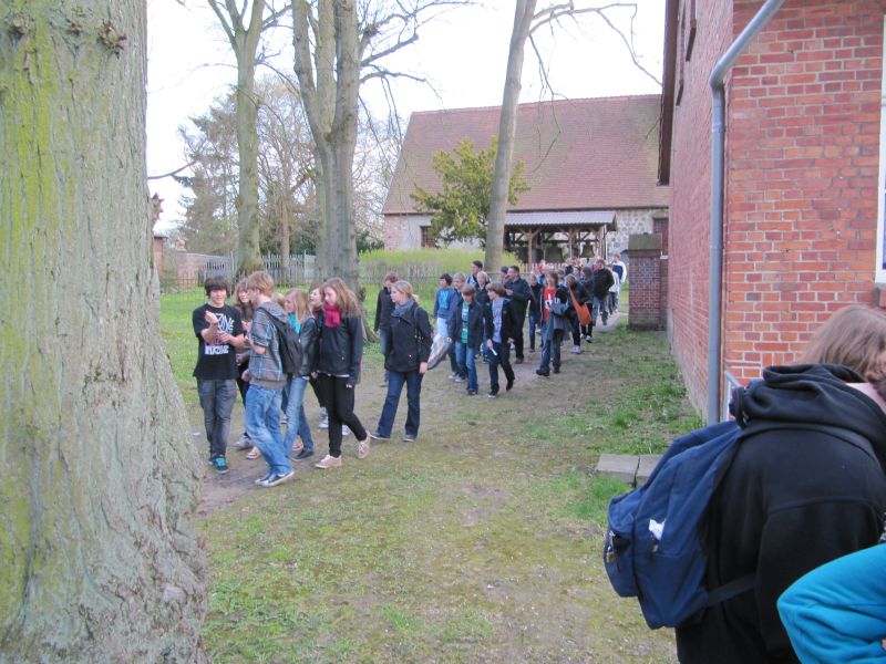 Beginn der Wanderung nach Kribbe